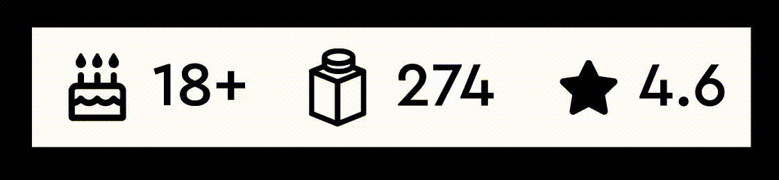 Gif of Lego microinteractions